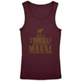 thumbnail image 1 of Always Be Yourself Moose Youth Girls Tank Top Burgundy YSM, 1 of 1