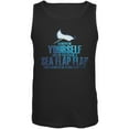 thumbnail image 1 of Always Be Yourself Sea Flap Flap Black Adult Tank Top - Medium, 1 of 1