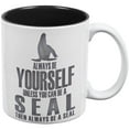 thumbnail image 1 of Always Be Yourself Seal All Over Coffee Mug, 1 of 2