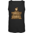 thumbnail image 1 of Always Be Yourself Squirrel Mens Tank Top Black X-LG, 1 of 1