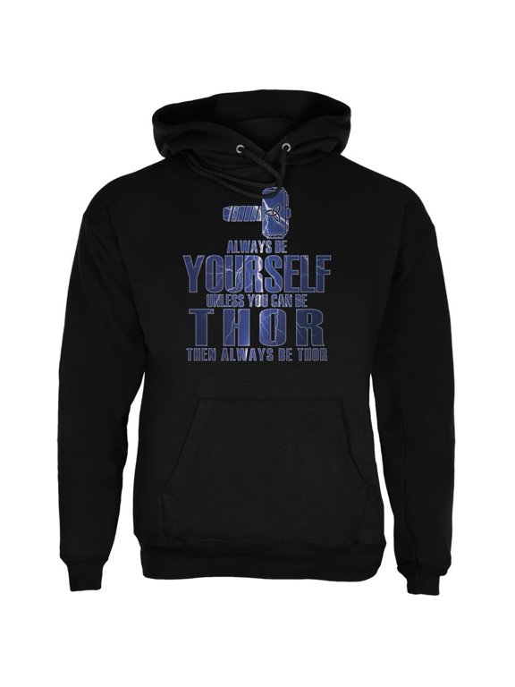Always Be Yourself Thor Black Adult Hoodie