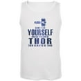 thumbnail image 1 of Always Be Yourself Thor Mens Tank Top White 2XL, 1 of 1