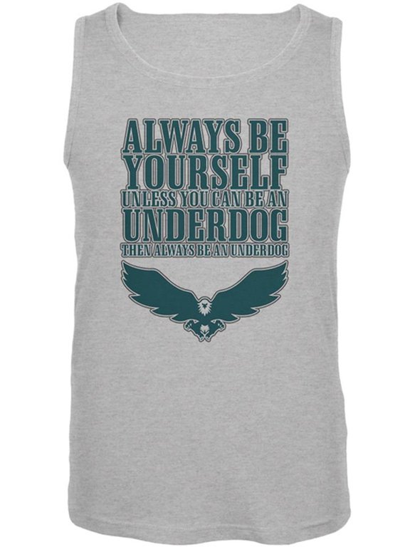Always Be Yourself Underdog Eagle Mens Tank Top Heather SM