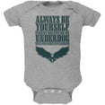 thumbnail image 1 of Always Be Yourself Underdog Eagle Soft Baby One Piece Heather 9-12 M, 1 of 1