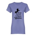 thumbnail image 1 of Always Be Yourself Unless Design Shaped T-Shirt Women -Image by Shutterstock, Female Large, 1 of 2