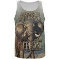 thumbnail image 1 of Always Be Yourself Unless Elephant All Over Mens Tank Top Multi 2XL, 1 of 2