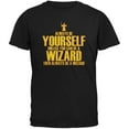 thumbnail image 1 of Always Be Yourself Wizard Black Adult T-Shirt - Medium, 1 of 1