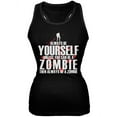 thumbnail image 1 of Always Be Yourself Zombie Black Juniors Soft Tank Top - Small, 1 of 1