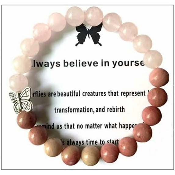 Always Believe in Yourself Butterfly Bracelet Adjustable String Butterfly Bracelets Cute Butterfly Charm Bracelets Bracelet Suitable For Women Butterfly Jewelry
