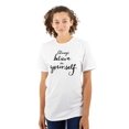 thumbnail image 1 of Always Believe Yourself Motivational Women's Graphic T Shirt Tees Brisco Brands M, 1 of 5