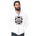 thumbnail image 1 of Always Bet On Dad Gambling Chip Men's Big & Tall Graphic Zip Up Hoodie Brisco Brands 2X, 1 of 5