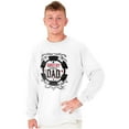 thumbnail image 1 of Always Bet On Dad Gambling Chip Men's Big & Tall Long Sleeve Graphic Tee Brisco Brands 2X, 1 of 5