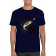thumbnail image 1 of Always Catching Something Fishing Enthusiast Humor Vibe T-Shirt Design, for men & women, up to size 5XL, 1 of 3