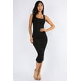 thumbnail image 1 of Always Classy Double Layered Ruched Midi Dress, 1 of 5