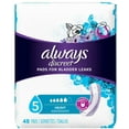 thumbnail image 1 of Discreet, Incontinence Pads, Maximum, Regular Length, 48 Count, 1 of 7