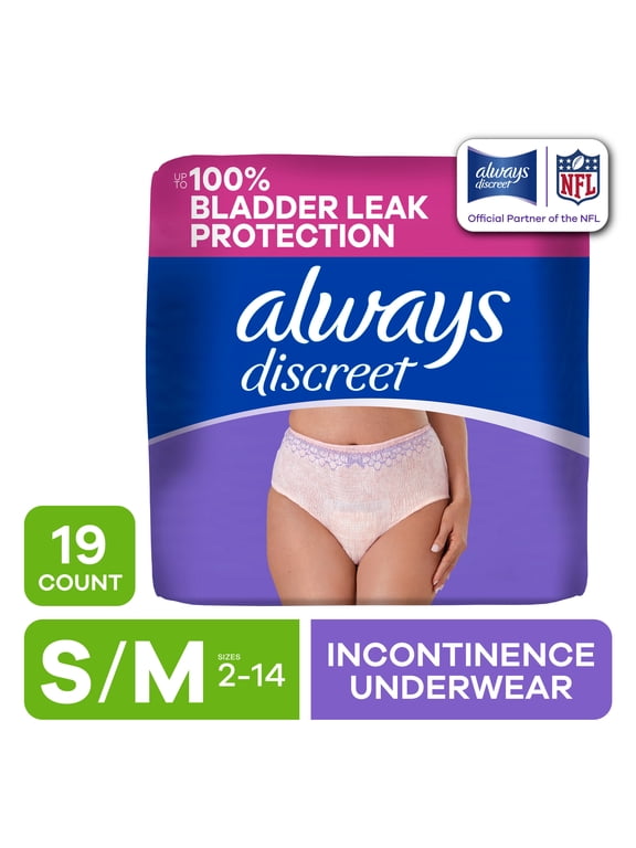 - Adult Diapers for Women Size S/M, 19 Count