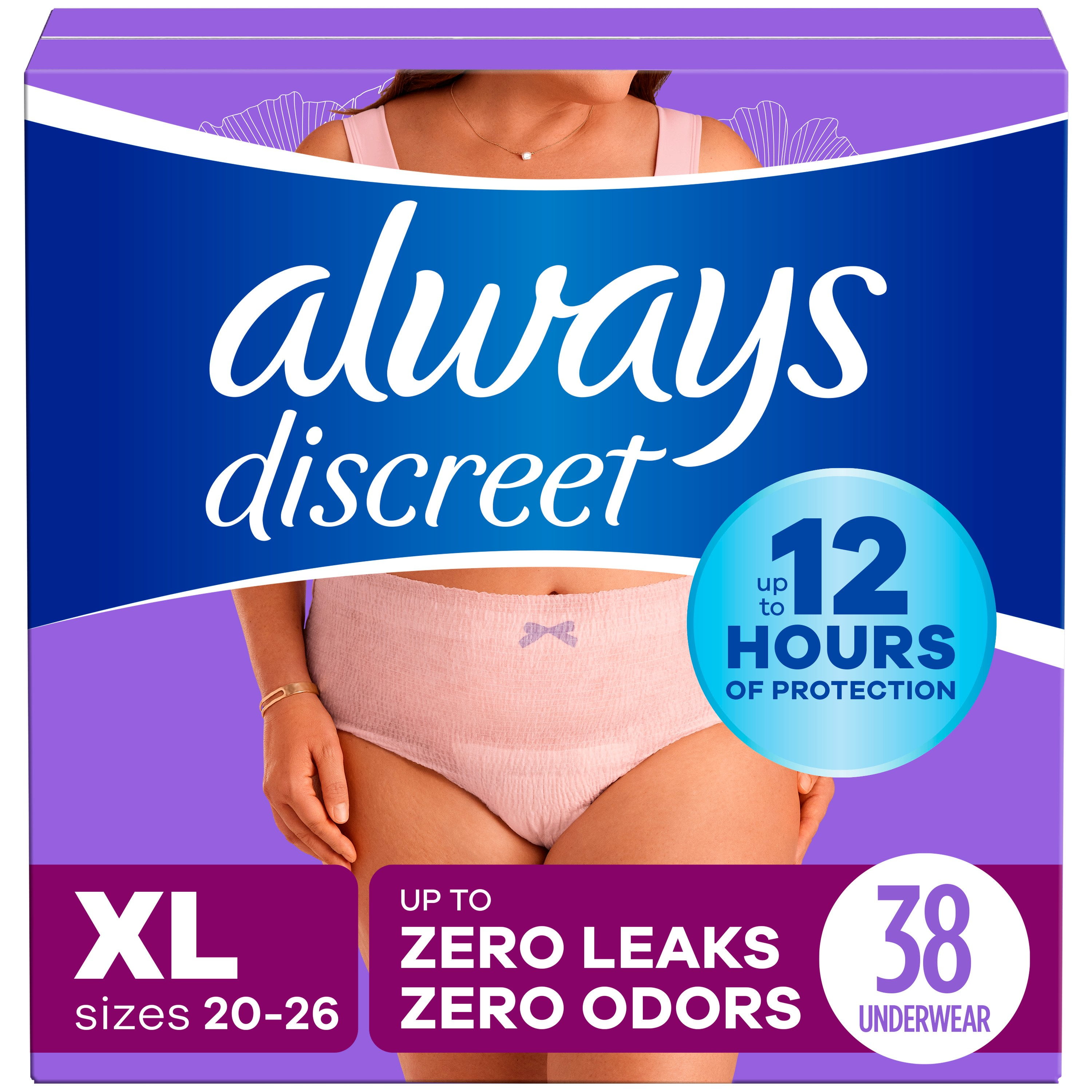 Underwear for incontinence females discount