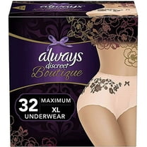 Always Discreet, Incontinence & Postpartum Underwear for Women, Maximum,  Large 56 ct 