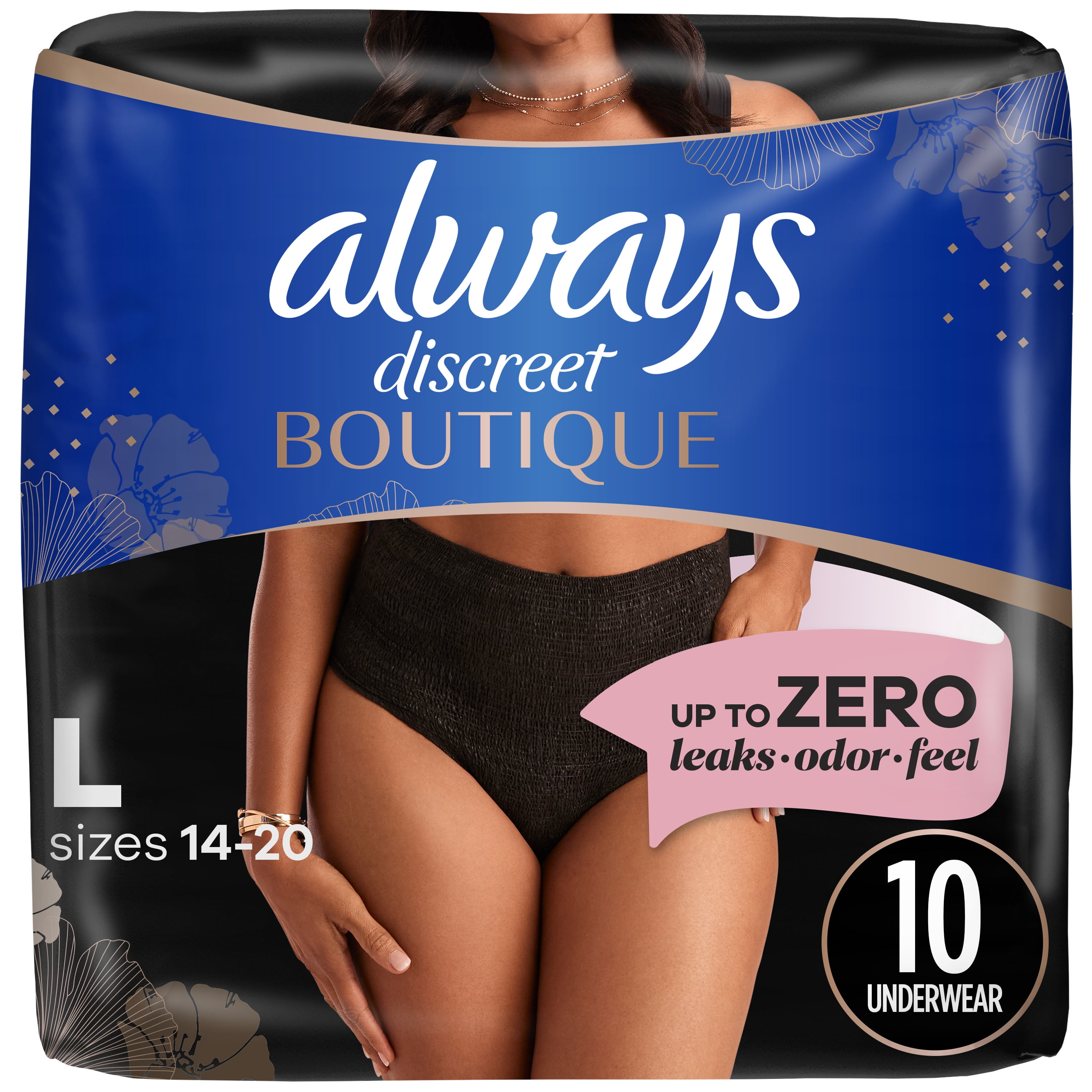 Always Discreet Boutique Incontinence Underwear Maximum