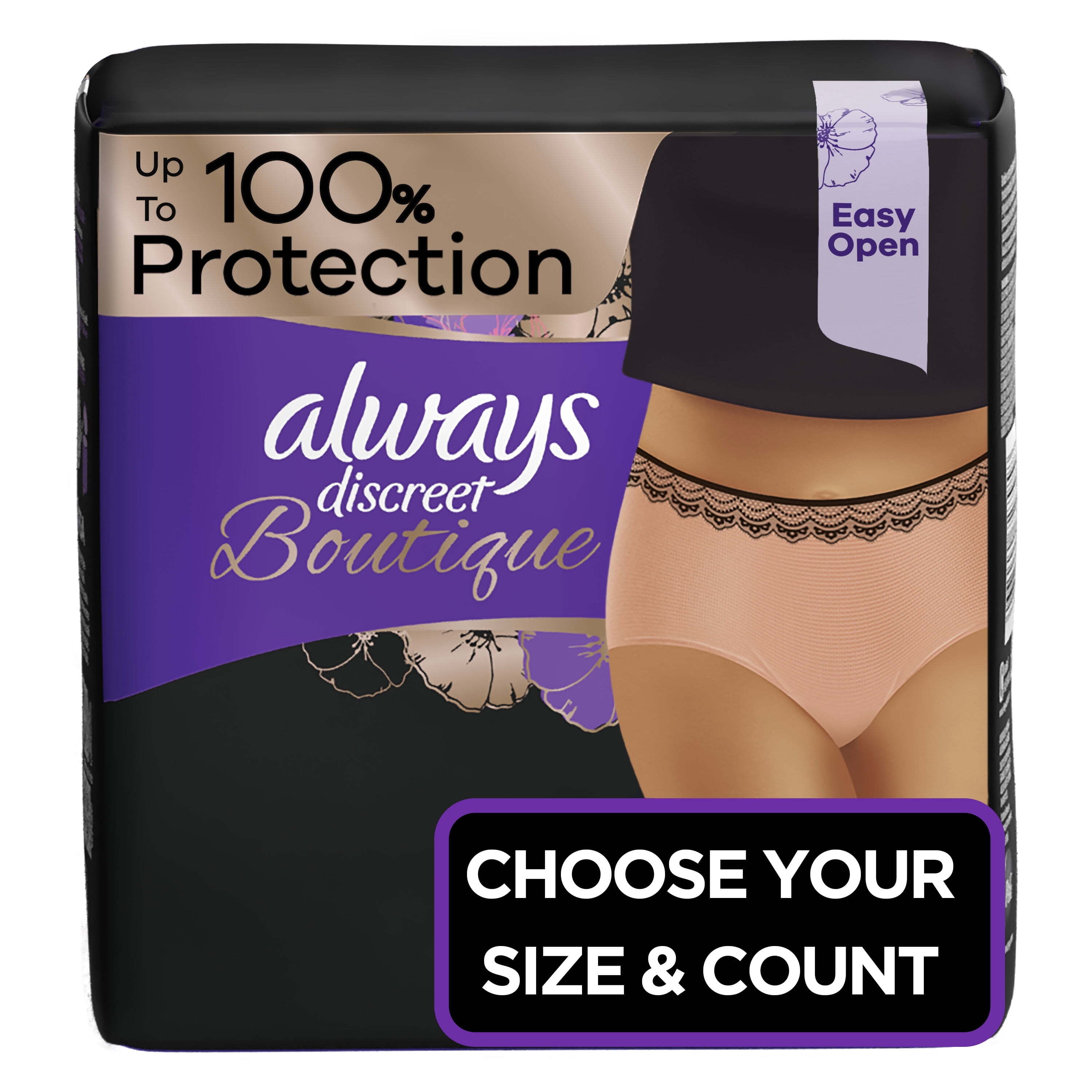 Underwear for on sale incontinence pads