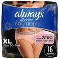 thumbnail image 1 of Always Discreet Boutique Incontinence Underwear, Maximum Protection, Size XL, Rosy, 16 Ct, 1 of 14