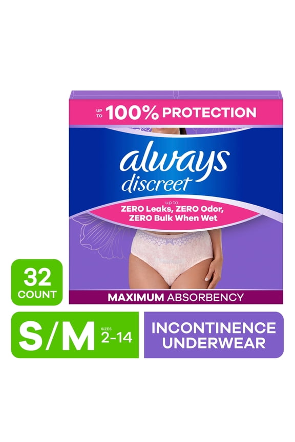 - Adult Diapers for Women Size S/M, 32 Count