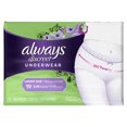 thumbnail image 1 of Always Discreet, Incontinence Underwear for Women, Low Rise, Moderate Absorbency, Small/Medium, 19 Count, 1 of 6