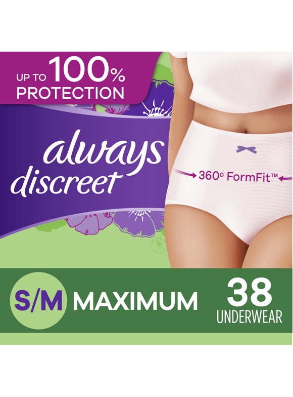 Always Discreet Underwear in Always Discreet - Walmart.com