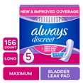thumbnail image 1 of Always Discreet Pads, Maximum Absorbency, Long156 Count, 1 of 12