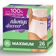 Always Discreet, Postpartum Incontinence Underwear for Women, Maximum