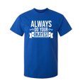 thumbnail image 1 of Always Do Your Okayest Sarcastic Humor Graphic Novelty Funny Youth T Shirt, 1 of 1