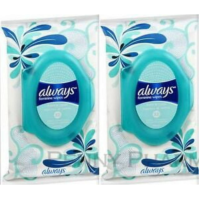 Always Feminine Cloths Fresh & Clean 32ct ( 2 pack )