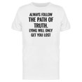 thumbnail image 1 of Always Follow The Path Of Truth Tee Men's -Image by Shutterstock, 1 of 1