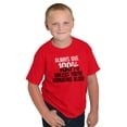 thumbnail image 1 of Always Give 100 Unless Donating Blood Crewneck T Shirts Boy Girl Teen Brisco Brands XS, 1 of 6