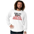 thumbnail image 1 of Always Give 100 Unless Donating Blood Plus Size Long Sleeve Graphic Tee Shirt Brisco Brands 3X, 1 of 5