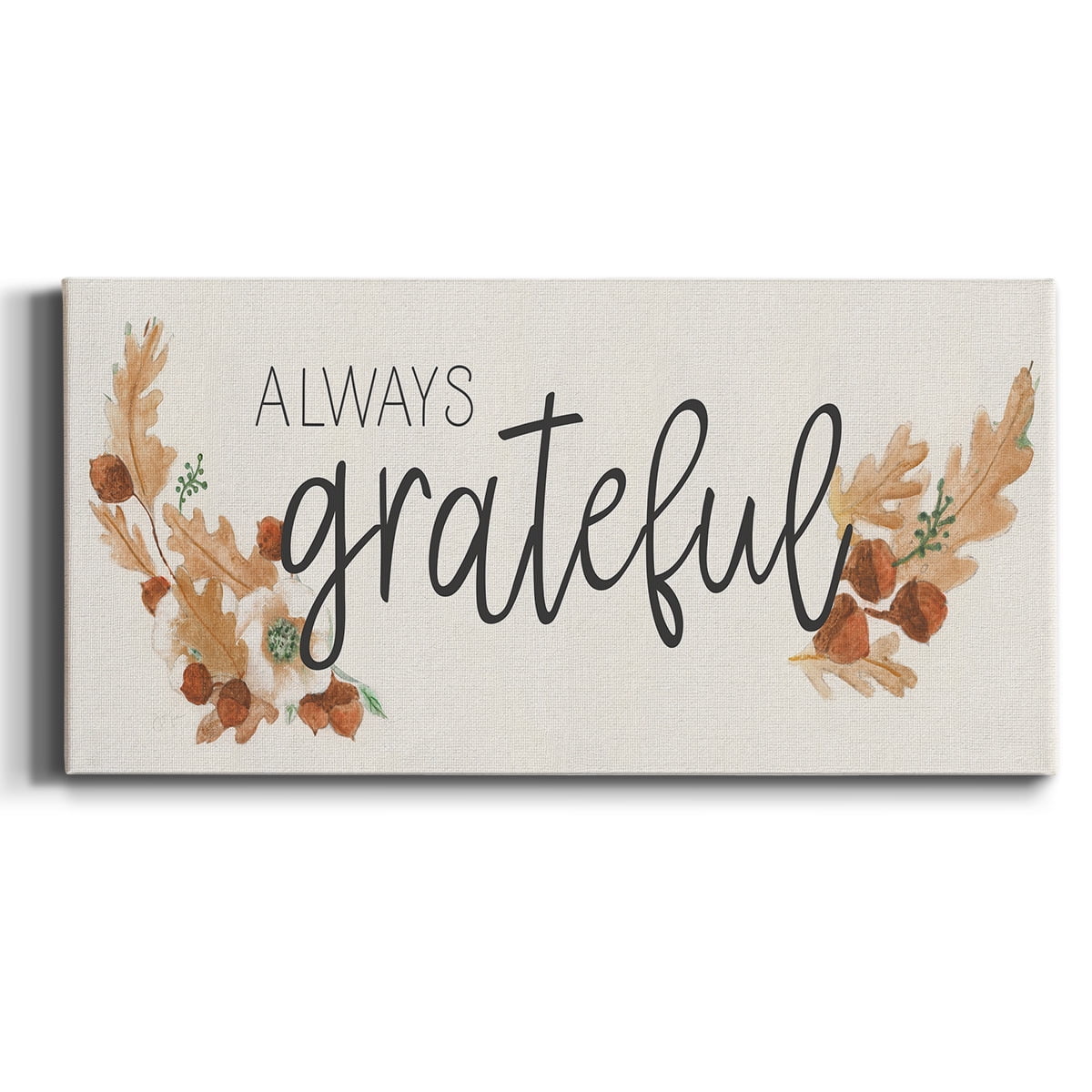 Always Grateful- Gallery Wrapped Canvas