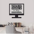 thumbnail image 1 of Always Half Real Quote Video Game Games Gamers Quotes Wall Sticker Art Decal for Girls Boys Room Bedroom Nursery Kindergarten Fun Home Decor Stickers Wall Art Vinyl Decoration Size (20x20 inch), 1 of 3