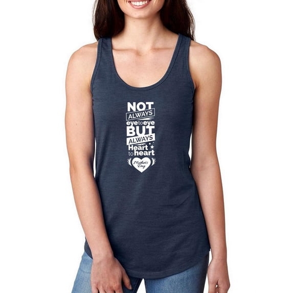 Always Heart To Heart Banner Racerback Tank Women -Image by Shutterstock, Female Small