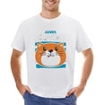 thumbnail image 1 of Always Hungry Vintage T-shirt Mens Cotton Classic Crewneck Short Sleeve Tees Unisex White M, 1 of 2