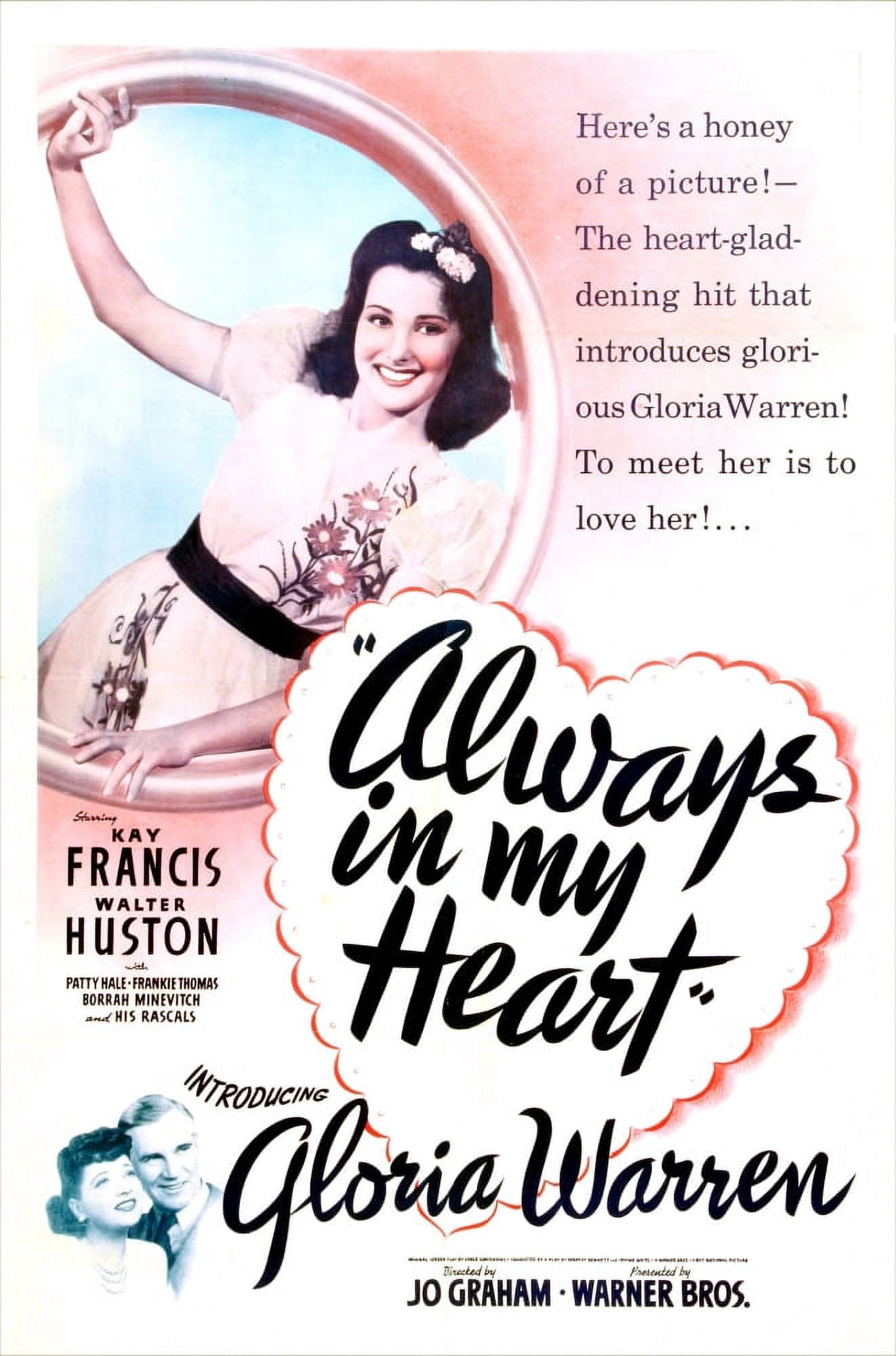 Always In My Heart U Canvas Art - (24 x 36)