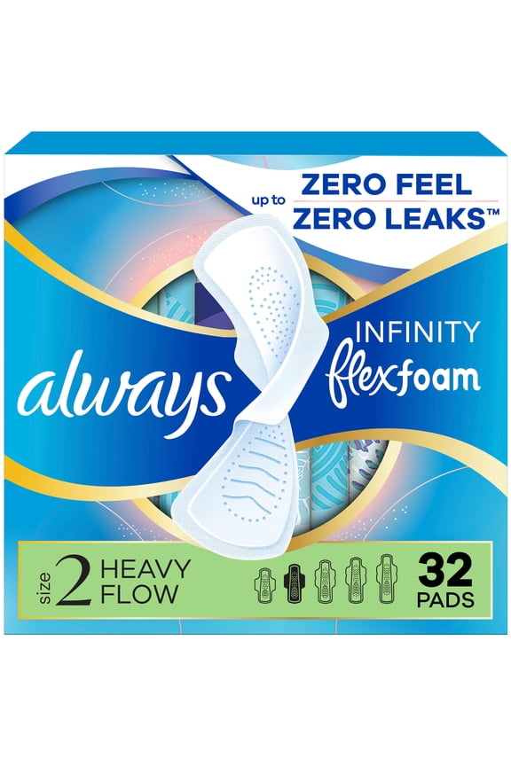 Infinity with FlexFoam Pads, Size 2, Heavy, Wings, 32 Count