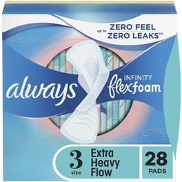 4 Pack - Infinity Heavy Flow Pads 32 ea - Walmart.com