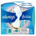 thumbnail image 1 of Always Infinity Size 3 Feminine Pads with Wings, Extra Heavy Flow Absorbency, Unscented, 14 Count, 3 Pack, 1 of 8