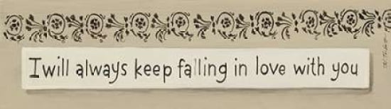 Always Keep Falling Canvas Art - Karen Tribbet (12 x 36)