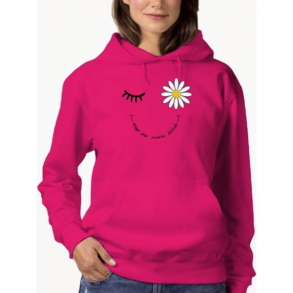 Always Keep Positive Attitude Hoodie Women -Image by Shutterstock, Female x-Large