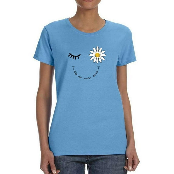 Always Keep Positive Attitude T-Shirt Women -Image by Shutterstock, Female x-Large