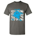 thumbnail image 1 of Always Keep Smiling Sarcastic Humor Graphic Novelty Funny Youth T Shirt, 1 of 1