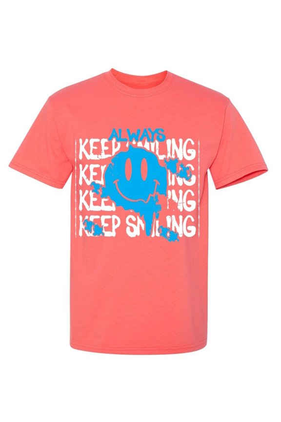 Always Keep Smiling Sarcastic Humor Graphic Tees Gift For Mens Novelty Funny T Shirt
