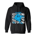 thumbnail image 1 of Always Keep Smiling Sarcastic Humor Novelty Funny Men's Hoodies, 1 of 2