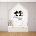 thumbnail image 1 of Always Kiss Me Goodnight - Mickey Mouse And Minnie Mouse Cute Sweet Heart Silhouette Vinyl Wall Art Wall Decal Wall Sticker Home Decoration Design Kids Girls Room Wall Décor Size (40x40 inch), 1 of 3